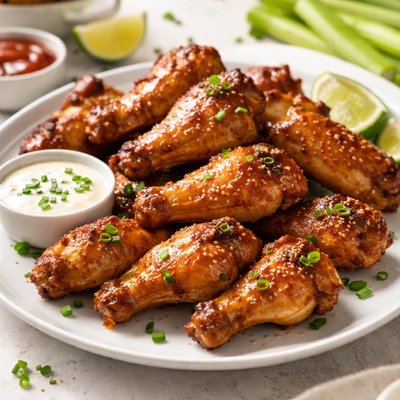 Baked chicken wings