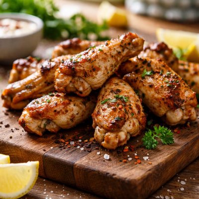 Baked chickenvwing skinless