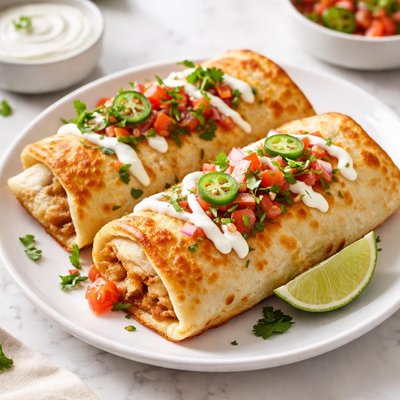 Baked chimichanga