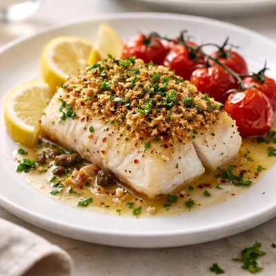 Baked cod