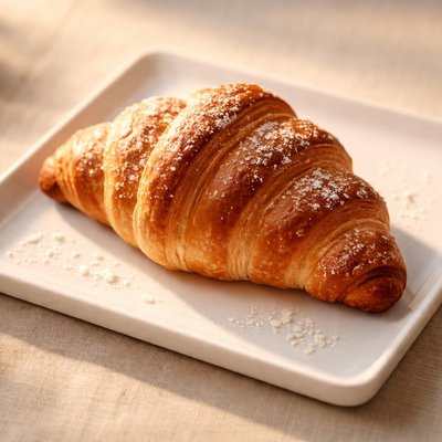 Baked croissant