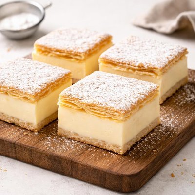 Baked custard slice