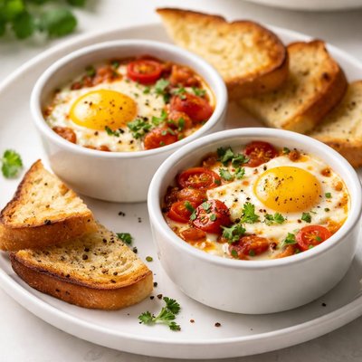 Baked eggs