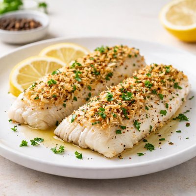 Baked fish filets