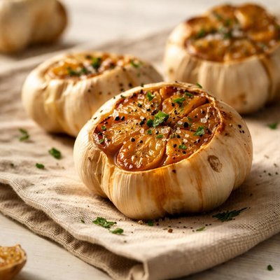 Baked garlic