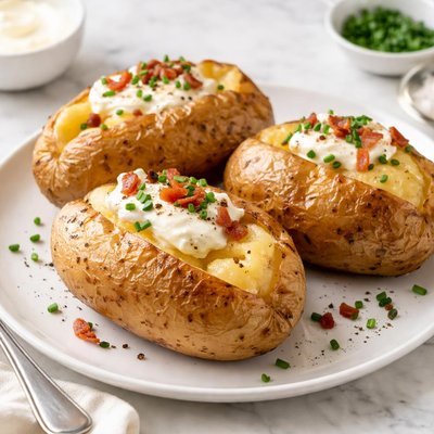 Baked gold potato