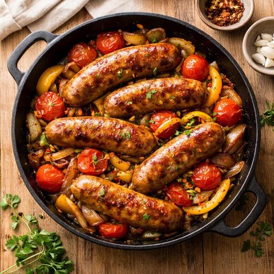 Baked italian sausage