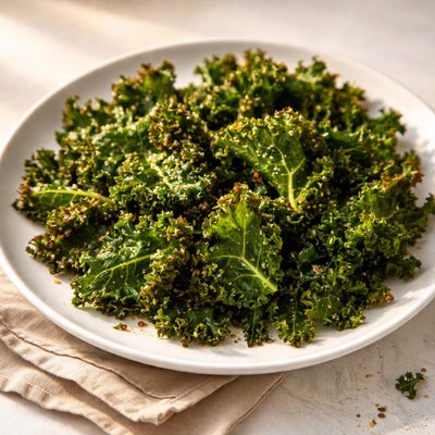 Baked kale