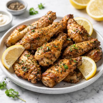 Baked lemon pepper chicken wings
