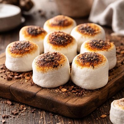 Baked marshmallows