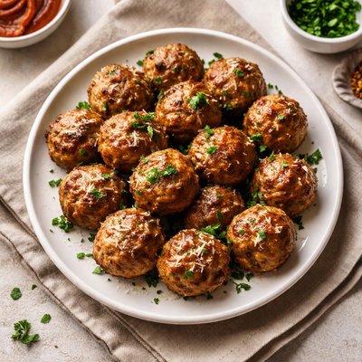 Baked meatballs