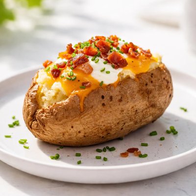 Baked medium potato