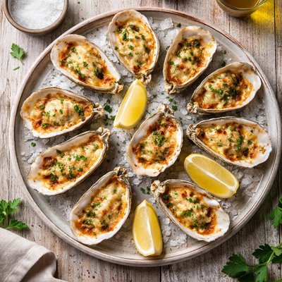 Baked oyster