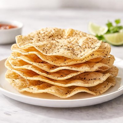 Baked papad
