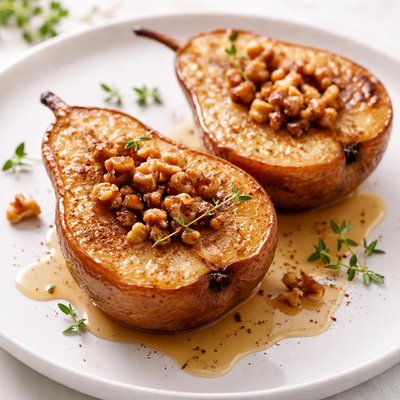 Baked pear