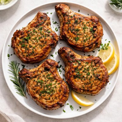 Baked pork chops