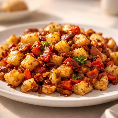 Baked potato hash