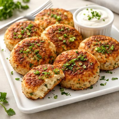 Baked potato patties