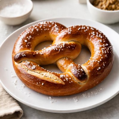 Baked pretzel