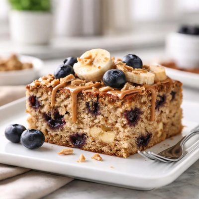 Baked protein oatmeal