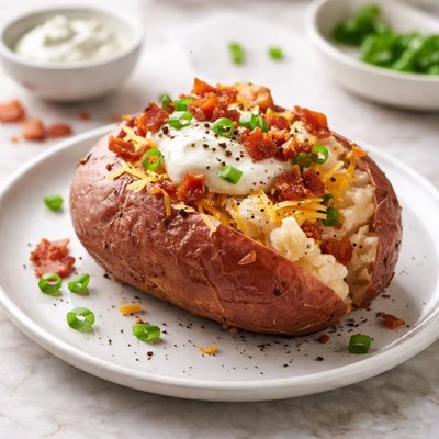 Baked red potato