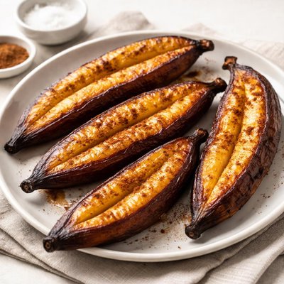 Baked ripe plantain