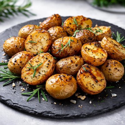 Baked rosemary potatoes