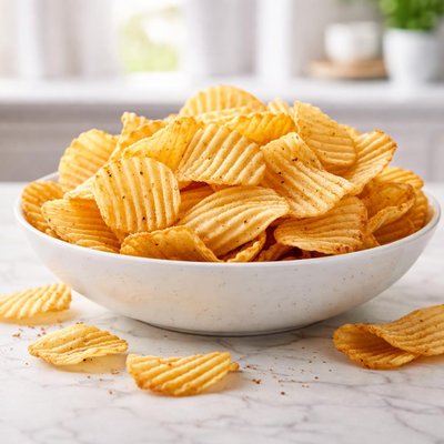 Baked ruffles