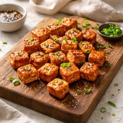 Baked shirachi tofu