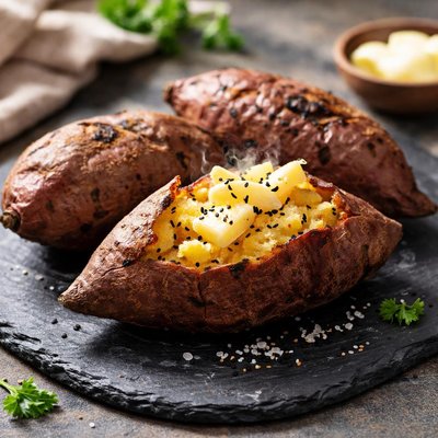 Baked sweet japan potato