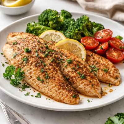 Baked tilapia