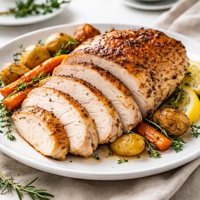 Baked turkey