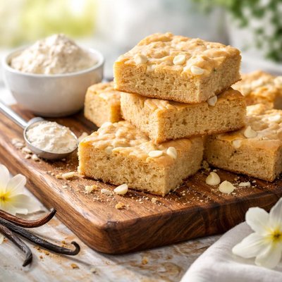 Baked whey vanilla protein