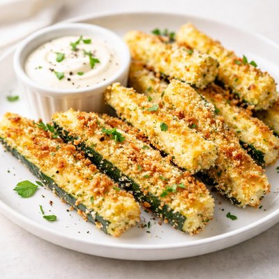 Baked zucchini fries