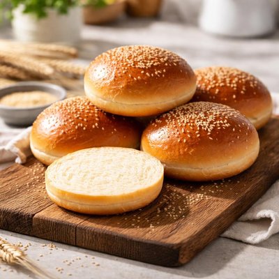 Bakery hamburger buns