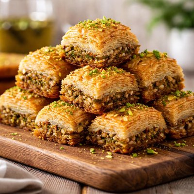 Baklava topping