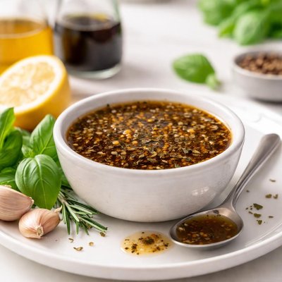 Balsalmic olive oil vinagrette