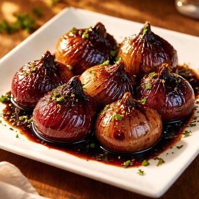 Balsamic glazed onions