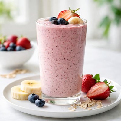 Banana beery smoothie