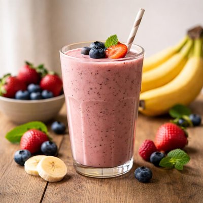 Banana berry smoothie