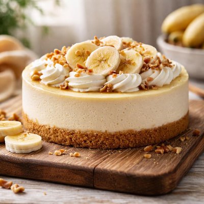 Banana cheesecake