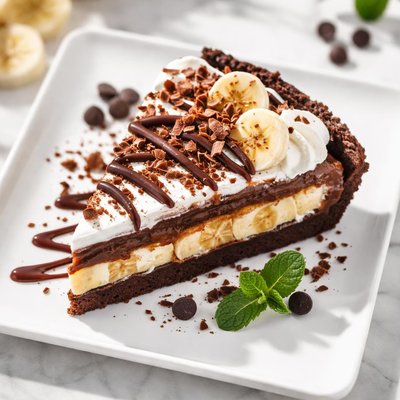 Banana chicolate pie