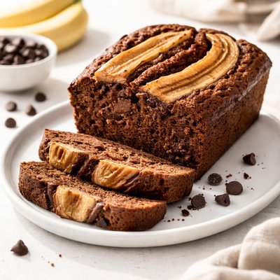 Banana chocolate bread