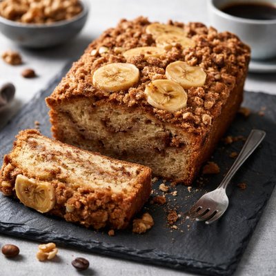 Banana coffee cake