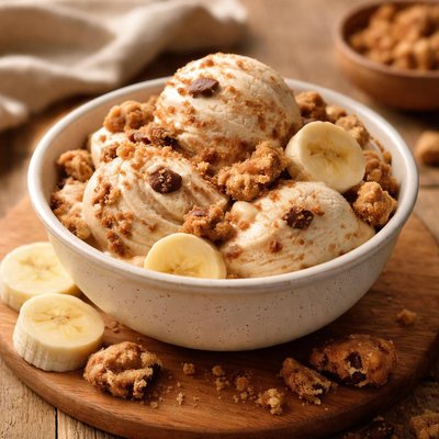 Banana cookie ice cream