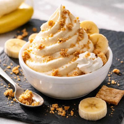 Banana cream pie frozen yogurt