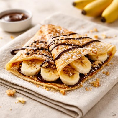 Banana crepe