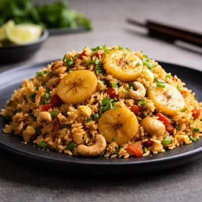 Banana fried rice