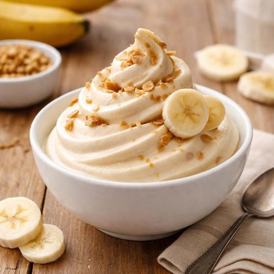 Banana frozen yogurt