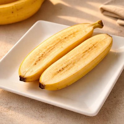 Banana half